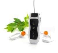 Reproductor de MP3 con sonido IPX8 con auriculares recargables FM para natación, correr, deportes