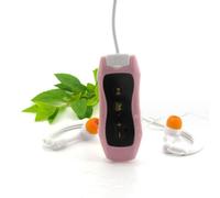 Reproductor de MP3 con sonido IPX8 con diseño de clip FM, auriculares recargables para natación, correr, deportes