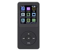Reproductor de MP3 de 32 GB con Bluetooth 5.0, Reproductor de Música con Sonido HiFi de Pantalla de 1,8 Pulgadas con Altavoz, Reproductor de Audio Digital Portátil Compatible con