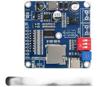 Reproductor de MP3 de reproducción de voz de 20 W, programable por USB, 8 MB, control serial de almacenamiento para proyectos de bricolaje (CH9311-TF bajo)