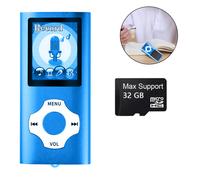 Reproductor de MP3 digital con visor de fotos, dispositivo de música portátil que admite lectura de libros electrónicos y memoria ampliable, ideal