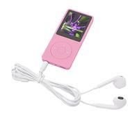 Reproductor de MP3 MP4 de 8 GB, Reproductor de MP3 Clásico con Pantalla de 1,8 Pulgadas, Memoria de 8 GB, 64 GB Ampliable, Reproducción de 30 Horas, Reproductor de Música (Rosa)
