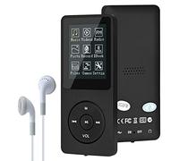 Reproductor de MP3/MP4, Lychee Upgrade, 8 GB Digital Music Player, Sonido Hi-Fi portátil con vídeo/grabación de voz/radio FM/lector de libros electrónicos, soporta hasta 64 GB (negro)