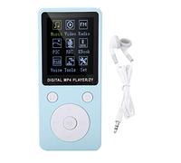 Reproductor de MP3 / MP4 Portátil Compatible con Música, Radio, Grabación, Video,Libro Electrónico, Soporte Incorporado hasta 32G Tarjeta de Memoria con Tiempo de Espera Largo para Auriculares(Azul)