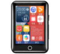 Reproductor de MP3 portátil con pantalla táctil, 32 GB, inalámbrico, cuerpo de metal, pantalla completa para lectura de libros electrónicos, ideal para estudiantes y viajeros
