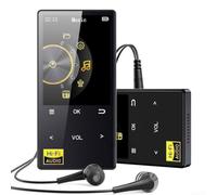 Reproductor de música HiFi, MP3 sin pérdidas con pantalla de 2.4 pulgadas integrada de 32 GB de memoria ampliable, accesorio de repuesto (32 GB integrado)