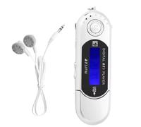 Reproductor de música inalámbrico - Reproductor de MP3 digital con batería con radio | Equipo de música USB para coche con pantalla para acampar todos los días recepción senior viajes al aire libre