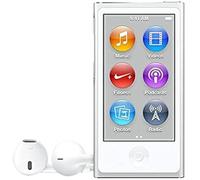 Reproductor de música iPod Nano de 7ª generación de 16 GB, color plateado, empaquetado en caja blanca lisa