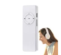 Reproductor de música - Lectura de música digital -, reproductor de MP3 recargable | Reproductor de audio compatible con hasta 32 GB de almacenamiento para tarjetas de memoria