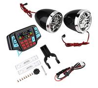 Reproductor de para Moto , de Altavoces Estéreo Impermeable con USB y Ranura para Tarjeta de Memoria, Compatible con Scooters y Motocicletas