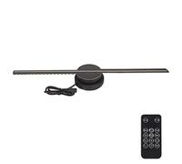 Reproductor de Publicidad 3D, Ventilador de Holograma 3D Plug and Play LED Profesional de Alta Definición de 100-240 V 224 Piezas para Barra para Tienda (Enchufe de la UE)