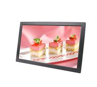 Reproductor de Publicidad de Alta definición de 18,5 Pulgadas, Marco de Fotos Digital, álbum electrónico, Reproductor de vídeo, resolución de 1366 * 768, Soporte para Reproducir música/imágenes al mi