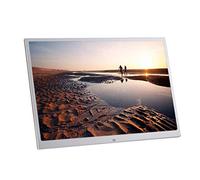 Reproductor de Publicidad de Metal de 15 Pulgadas con Entrada HDMI, Marco de Fotos Digital de Alta definición, admite reproducción de Video 1080P, se Puede Montar en la Pared