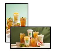 Reproductor de Publicidad montado en la Pared, Reproductor de Medios publicitarios con Pantalla de señalización Digital Comercial(WiFi,24in)