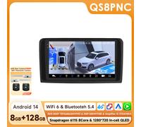 Reproductor de Radio para Auto Android para Mercedes Benz ML W164 X164 ML350 ML300 GL500 ML320 ML280, Sistema Multimedia Inalámbrico con Carplay W1 (4GLTE 3G 32G)