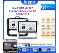 6115 QS Android 14 Radio de coche para Ford Focus 2 Mk2 2004-2011 Carplay reproductor de vídeo estéreo Multimedia navegación GPS 2 Din GPS de coche QS4 Black