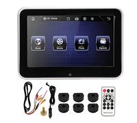Reproductor de Reposacabezas, DC 12V Monitor de Reposacabezas de Automóvil Pantalla Táctil IPS de 8 Pulgadas Reproductor de MP5 Sistema de Entretenimiento de Asiento Trasero
