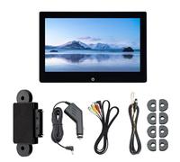 Reproductor De Reposacabezas De 10.1 Pulgadas, Compatible con CarPlay + Transmisor FM + Conexión por Cable Móvil + Tarjeta TF/USB + Entrada AV, Pantalla MP5 Externa, Música/Video,1pcs