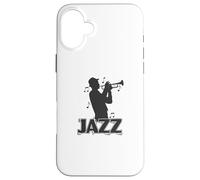 Reproductor de saxofón Jazz Música Sonido Carcasa para iPhone 16 Plus