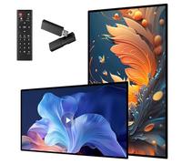 Reproductor de señalización digital, reproductor multimedia publicitario, pantalla LCD para quiosco digital con conexión USB Plug&Play, HDMI/USB/WiFi, cambio entre orientación horizontal 18.5in