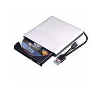 Reproductor de vídeo Blu-ray externo Unidad de DVD 3D, USB 0 y Tipo-C Lector de CD DVD Blu-ray Óptico delgado