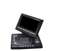 Reproductor de Video, Reproductor de DVD, Reproductores de Discos CD de 7,8 Pulgadas, Pantalla de rotación de 270 Grados con Control Remoto, Cine de Viaje portátil(BlackUS Plug)