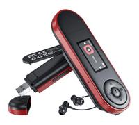 Reproductor MP3 64GB Bluetooth 5.3, Lápiz USB Plug & Play, Ultra-Ligero 28g, Botones Físicos para Operación a la Ciega, Clip Deportivo para Correr, Reproducción por Carpetas, Radio FM, Grabadora