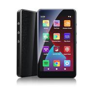 Reproductor MP3 Android 14 con Spotify, Play Store, Amazon Music, Audible, Libby, Reproductor de música MP4 con Pantalla táctil de 4" para niños con Control Parental, Modo Eye-Care (Negro Espacial)