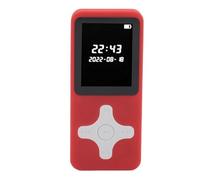 Reproductor MP3 con Bluetooth 5.0, Reproductor de Música Portátil con Altavoz HD Incorporado, Admite Radio FM, Grabación de Sonido, Despertador, Libros (Rojo)