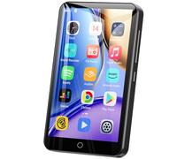 Reproductor MP3 con Bluetooth y WiFi, Oilsky 80GB Mp3 & Mp4 Reproductor de Música, 4'' 1080P Pantalla Táctil MP3, Spotify Android Portátil con Play Store App