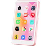 Reproductor MP3 con Bluetooth y WiFi, Oilsky 80GB Mp3 & Mp4 Reproductor de Música, 4'' 1080P Pantalla Táctil MP3, Spotify Android Portátil (Rosa)