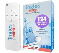 Reproductor MP3 con Curso de Inglés, Aprende Inglés en 3 Meses (124 Lecciones Pregrabadas de Inglés Americano para Hispanos en USA), Incluye Dispositivo Compacto. Aprende Inglés Sin Gramática.