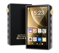Reproductor MP3 HiFi con Bluetooth y WiFi, Reproductor de música de Alta resolución ZAQE Android 12, DAC DSD sin pérdidas Flac, Equipado con una Tarjeta de Memoria de 64 GB., admite hasta 512 GB.