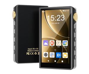 Reproductor MP3 HiFi con Bluetooth y WiFi, Reproductor de música de Alta resolución ZAQE Android 12, DAC DSD sin pérdidas Flac, Equipado con una Tarjeta de Memoria de 64 GB., admite hasta 512 GB.