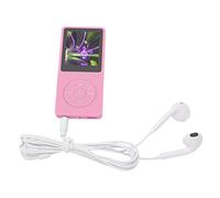 Reproductor Mp3 Mp4, Pantalla de 1.8 Pulgadas Memoria de 8 GB Expansible a 64 GB 30 Horas de Reproducción Ligero Portátil Reproductor Mp3 con Radio FM para Hombres y Mujeres (Rose)