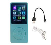 Reproductor Mp3 Mp4 para Niños, Reproductor De Música Multimedia LCD Portátil Delgado De 1,8 Pulgadas Mp3 Reproductor con Reproducción De Vídeo, Radio FM, Grabadora De Voz, Compatible con (Azul)