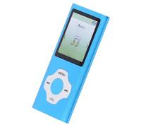 Reproductor MP3 MP4, Reproductor de Música Digital con Sonido HiFi con Pantalla de 1,8 Pulgadas con Bluetooth 5.0, Compatible con Vídeo, Grabación de Voz y Más (Blue)