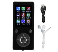 Reproductor MP3 multifuncional con Bluetooth, altavoz HD integrado, interfaz fácil de usar, calidad de sonido HiFi sin pérdidas y memoria de