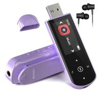 Reproductor MP3 Portátil Bluetooth 5.3, 64 GB, Clip Deportivo, Radio FM, Grabadora de Voz, MP3 Player Digital, Transferencia de Archivos USB, Ideal para Deportes y Running