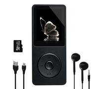 Reproductor MP3 portátil Bluetooth 5.3, 64 GB, Reproductor de música HiFi sin pérdidas con Altavoz, Radio FM, grabadora de Voz, para Deportes, niños y Adultos, Compatible con Tarjeta SD.