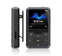 Reproductor MP3 Sports con 32 GB de Memoria y Bluetooth 5.3 Diseño Ligero con Clip de 28 g Admite una ampliación de hasta 128 GB Calidad de Audio Hi-Fi Radio FM, podómetro y grabación de Voz, Todo en