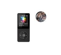 Reproductor MP4 con 50 horas de autonomía, tarjeta de memoria de 16 GB, pantalla de 1,8 pulgadas, radio FM y lector de libros electrónicos.