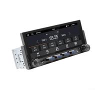Reproductor MP5 de coche de un solo DIN, pantalla IPS de 6.86 pulgadas, inalámbrico para Carplay Auto, pantalla trasera HD, audio BT 5.0 de 60 W, ajuste