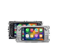 Reproductor Multimedia Apple Carplay for Coche, Radio Compatible con Ford Focus, Mondeo, C-MAX y S-MAX.(B 4Core 1G 32G)