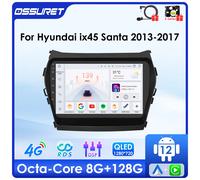 Reproductor Multimedia de Radio para coche Android 2 Din para Hyundai Ix45 Santa Fe 2013 2014 2015 2016 2017 GPS Navi estéreo Bluetooth rds P1 AHDC6 AI