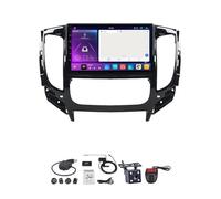 Reproductor Multimedia de Vídeo con Radio para Coche Android 15, Radio con Pantalla Táctil de 9 Pulgadas para Mitsubishi Triton L200 2015-2020 Accesorios para Coche Plug,HM606