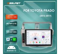 Reproductor multimedia de video para coche con Android 12, radio estéreo para Toyota Land Cruiser Prado 150 2013 2014 2015-2017 7862 2din GPS Carplay P3 CP-4Core-2G 64G