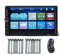 Reproductor Multimedia for Coche 2 DIN, Radio automática, Pantalla táctil de 7 Pulgadas, Enlace de Espejo estéreo/FM/TF MP5 for de cámara de Marcha atrás(ZJ-YK)