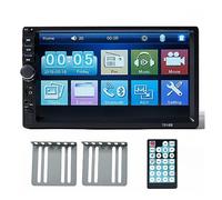 Reproductor Multimedia for Coche 2 DIN, Radio automática, Pantalla táctil de 7 Pulgadas, Enlace de Espejo estéreo/FM/TF MP5 for de cámara de Marcha atrás(ZJ)