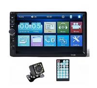 Reproductor Multimedia for Coche 2 DIN, Radio automática, Pantalla táctil de 7 Pulgadas, Enlace de Espejo estéreo/FM/TF MP5 for de cámara de Marcha atrás(CAM)